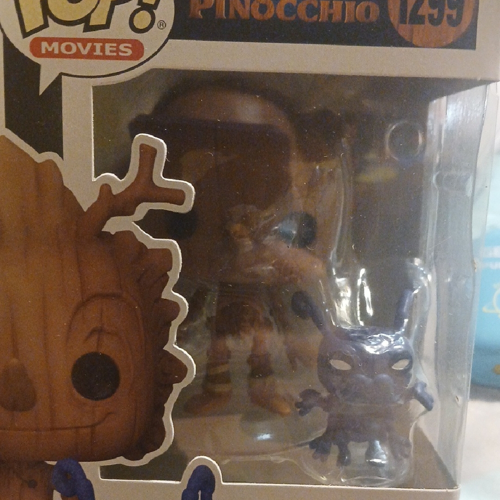 Funko Pop Pinocchio with Brown and Blue Accents